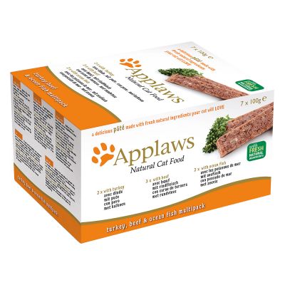 Applaws Cat Paté -lajitelma 7 x 100 g - Green Selection