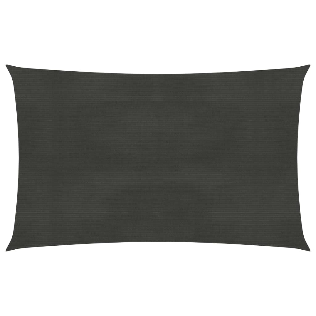 vidaXL Aurinkopurje 160 g/m² antrasiitti 2,5x4 m HDPE