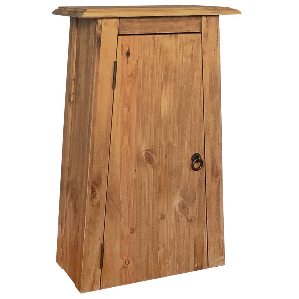 vidaXL Kylpyhuoneen seinäkaappi kierrätetty mänty 42x23x70 cm