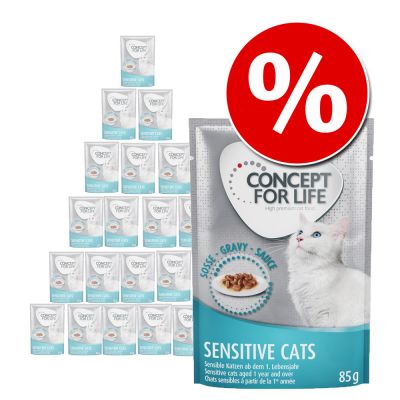 Concept for Life -säästöpakkaus 48 x 85 g - Sterilised Cats in Jelly