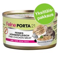 Feline Porta 21 -kissanruoka 1 x 90 g - kana & aloe (viljaton)