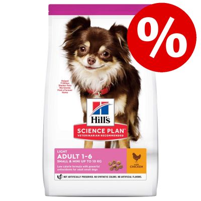 Hill's Science Plan kana suurpakkaus erikoishintaan! - Adult 1-6 Light Medium (14 kg)
