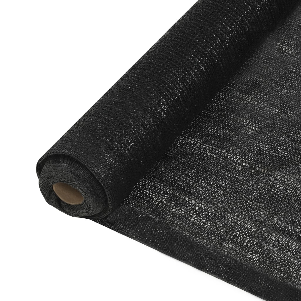 vidaXL Näkösuoja HDPE 2x10 m musta 150 g/m²