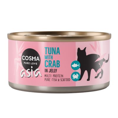 Cosma Asia hyytelössä 6 x 170 g - kana & tonnikala