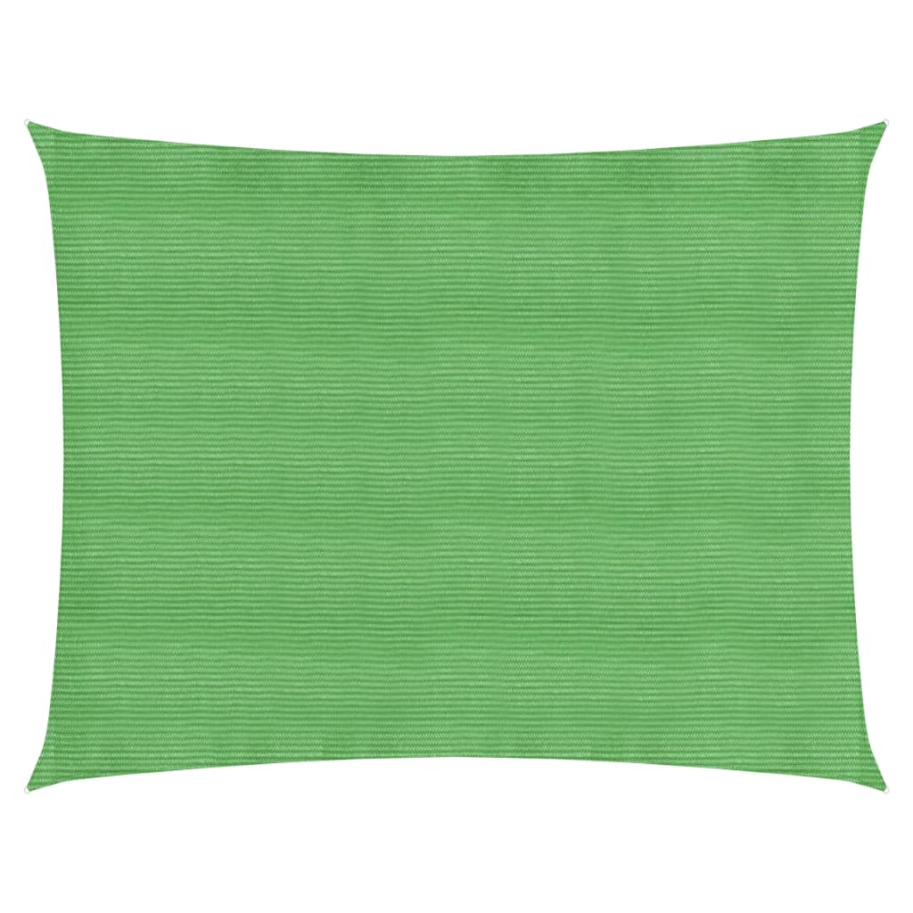 vidaXL Aurinkopurje 160 g/m² vaaleanvihreä 3,5x4,5 m HDPE