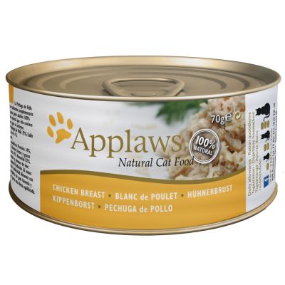 Applaws in Broth -kissanruoka 6 x 70 g - tonnikalafile