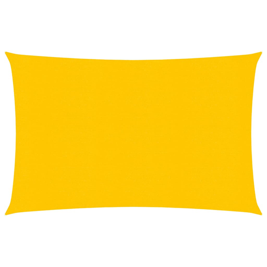 vidaXL Aurinkopurje 160 g/m² keltainen 3x5 m HDPE