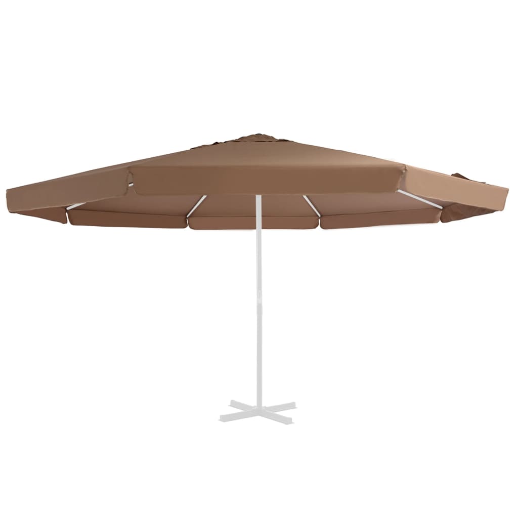 vidaXL Aurinkovarjon vaihtokangas hiekka 500 cm