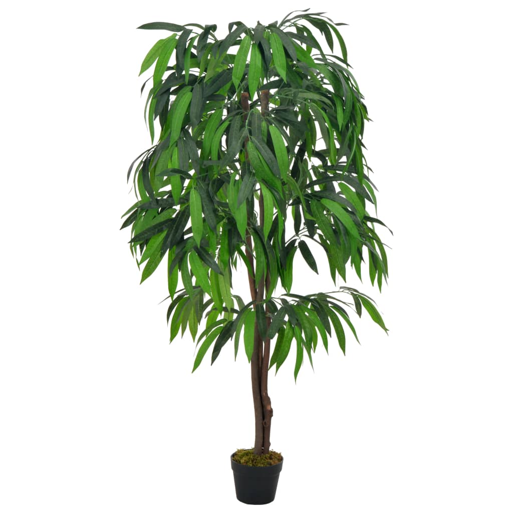 vidaXL Tekokasvi ruukulla mangopuu vihreä 140 cm