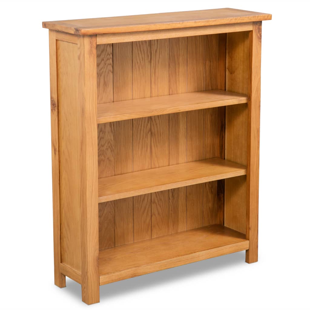 vidaXL Kirjahylly 3 tasoa 70x22,5x82 cm täystammi