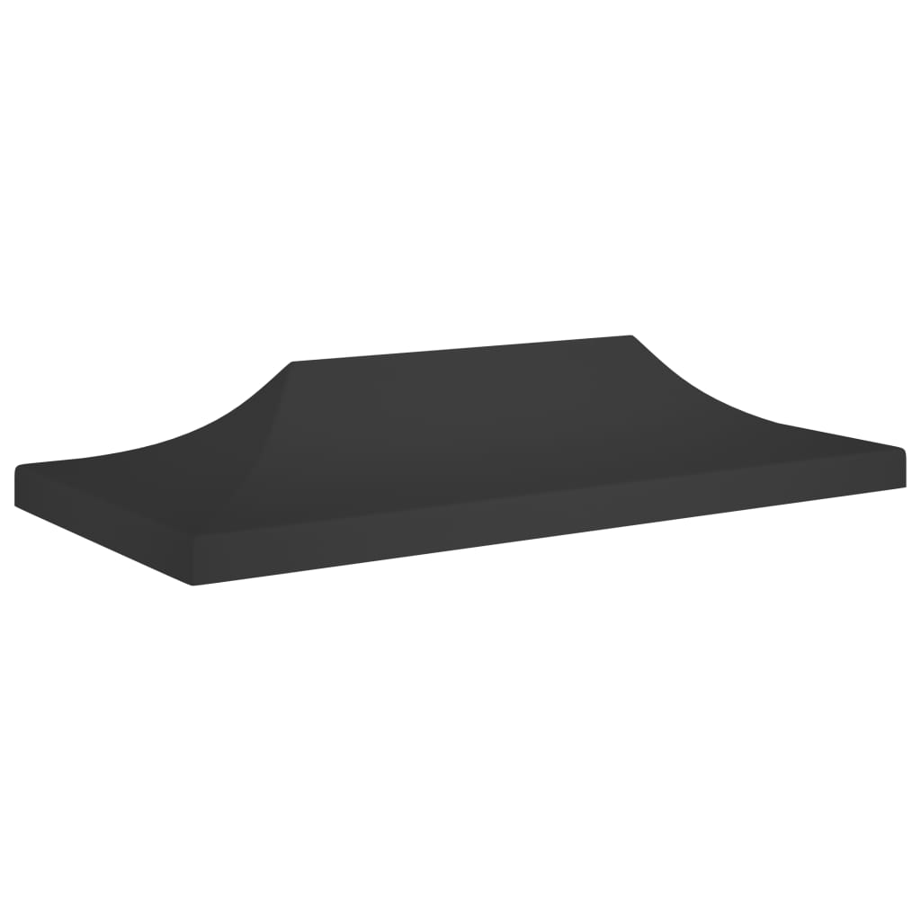 vidaXL Juhlateltan katto 6x3 m musta 270 g/m²