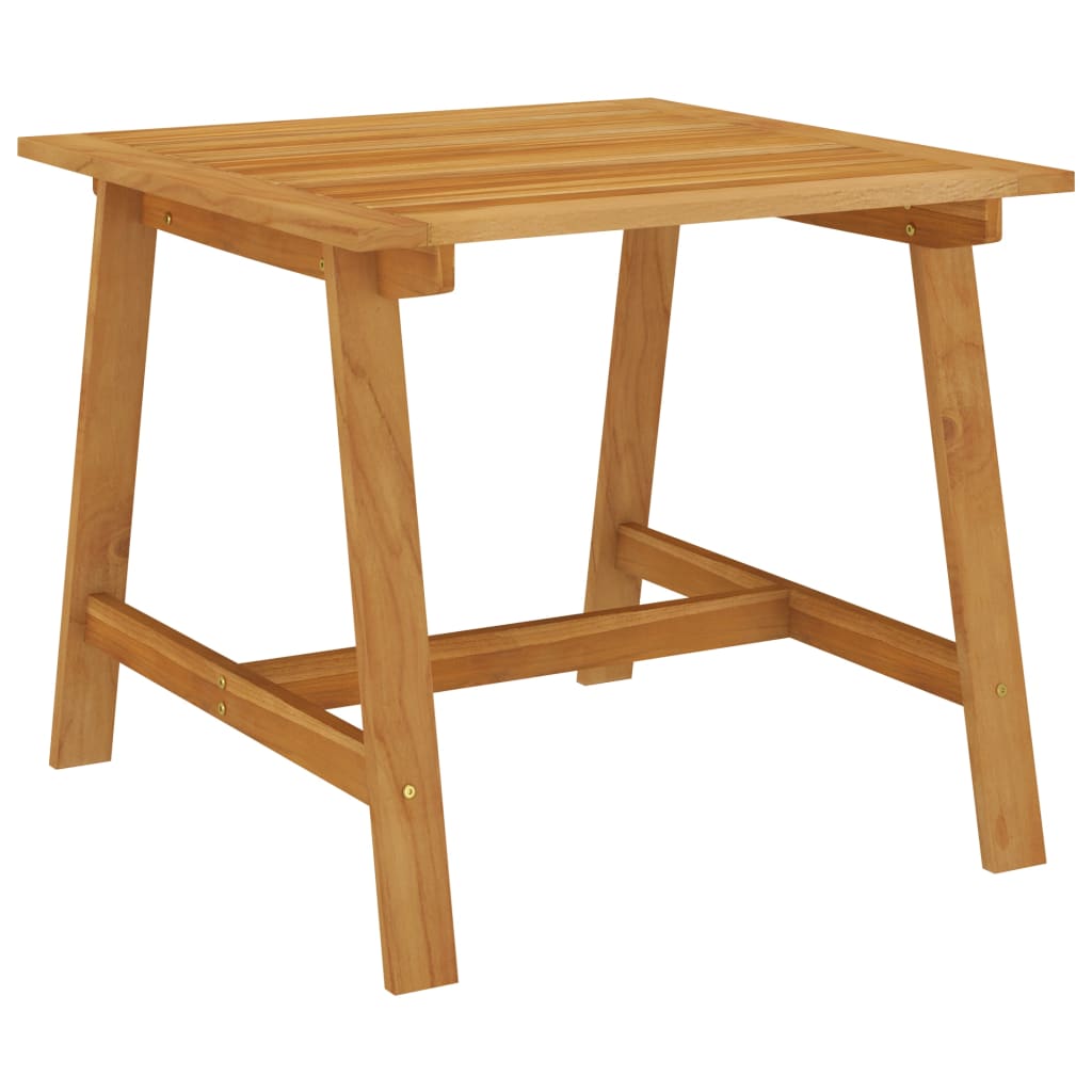 vidaXL Puutarharuokapöytä 88x88x74 cm täysi akaasiapuu