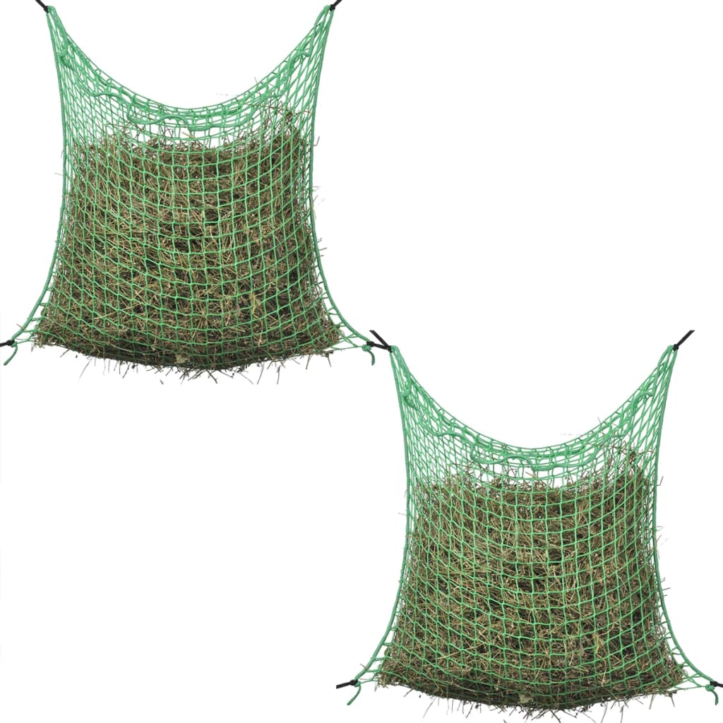vidaXL Heinäverkot 2 kpl neliö 0,9x2 m PP
