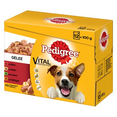 Pedigree Pouch in Jelly -monipakkaus - 12 x 100 g