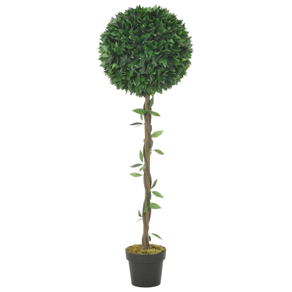 vidaXL Tekokasvi ruukulla laakeripuu vihreä 130 cm