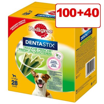 Pedigree Dentastix Fresh: 100 + 40 kaupan päälle! - Fresh suurille koirille