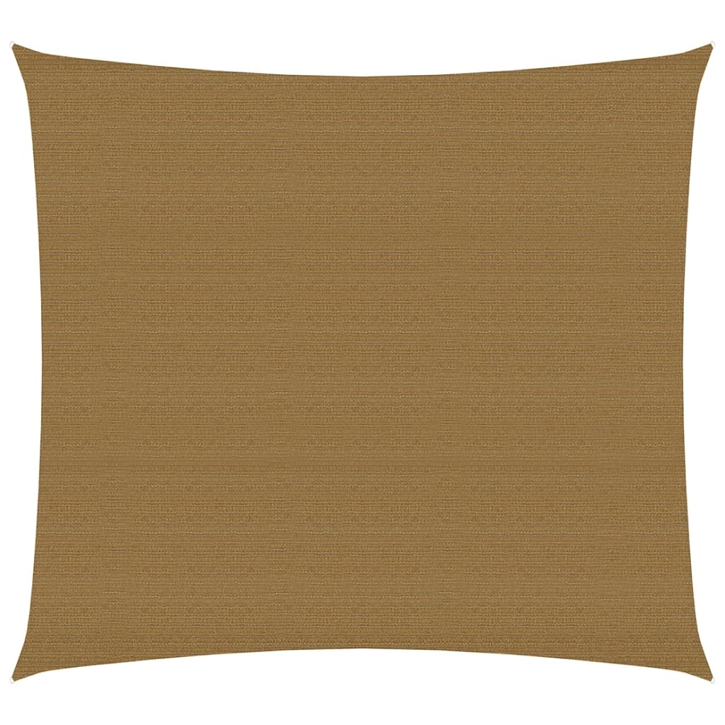 vidaXL Aurinkopurje 160 g/m² harmaanruskea 2,5x3 m HDPE
