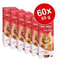 Säästöpakkaus: My Star kastikkeella 60 x 85 g - mix (4 makua)
