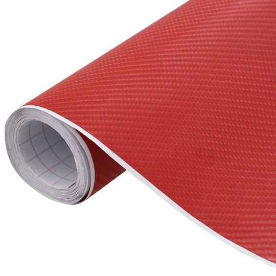 vidaXL Auton päällystekalvo 4D punainen 100x150 cm