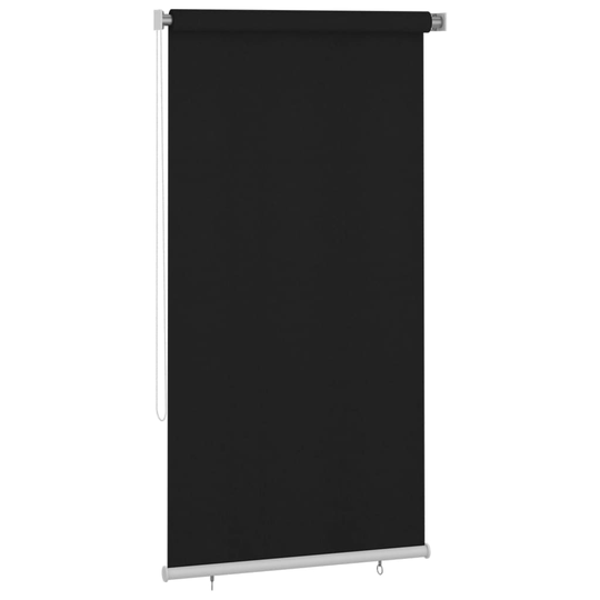 vidaXL Rullaverho ulkotiloihin 120x230 cm musta