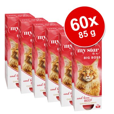 Säästöpakkaus: My Star kastikkeella 60 x 85 g - Darling - maksa & sydän