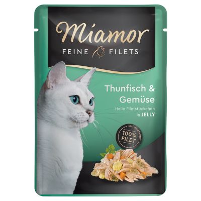Miamor Fine Filets in Jelly 6 x 100 g - tonnikala & rapu