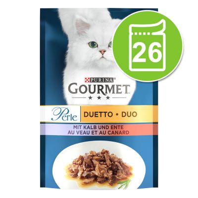 Gourmet Perle 26 x 85 g - taimen & pinaatti