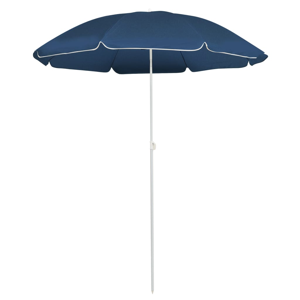 vidaXL Aurinkovarjo terästanko sininen 180 cm