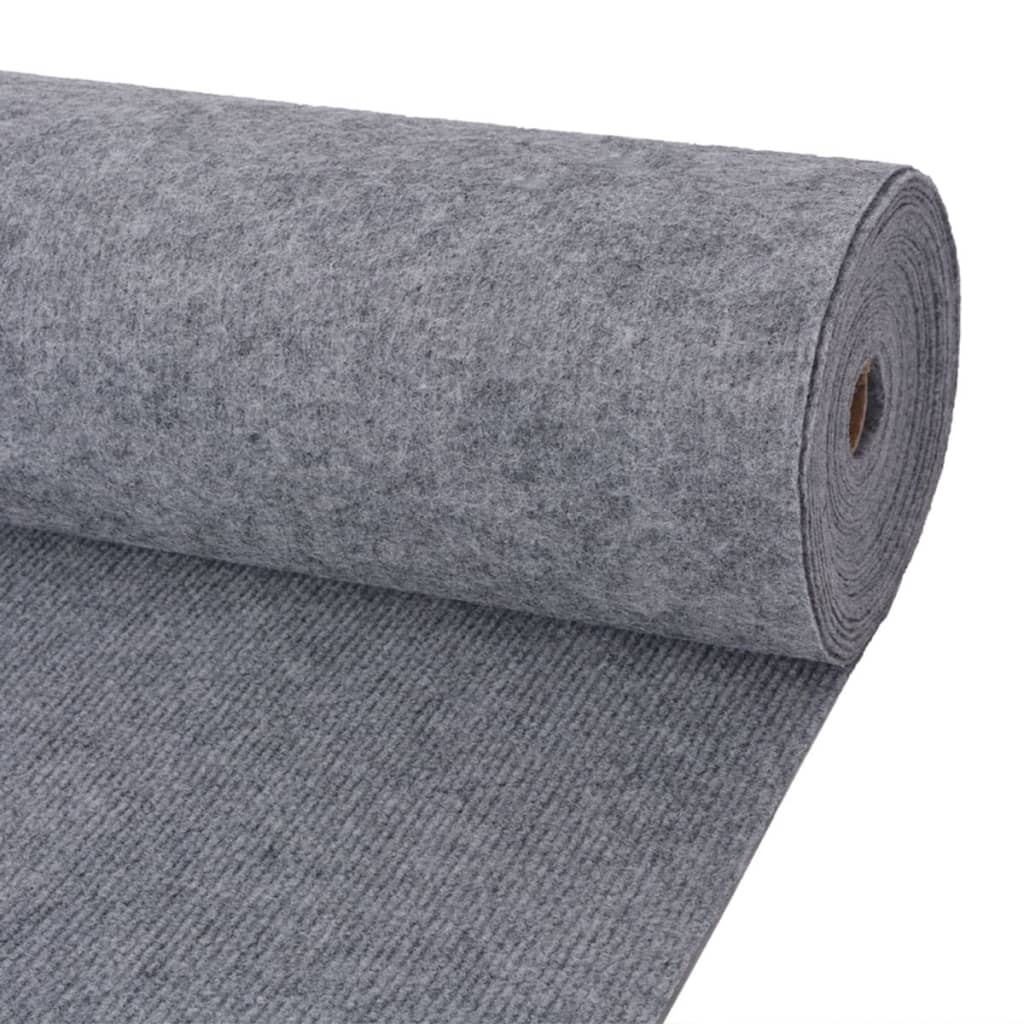 vidaXL Näyttely Rihmamatto 1,2x20 m harmaa