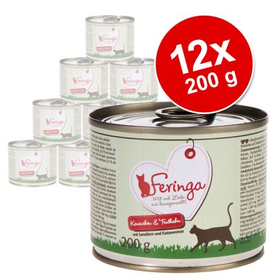 Feringa Classic Meat Menu -säästöpakkaus 12 x 200 g - lammas & kani