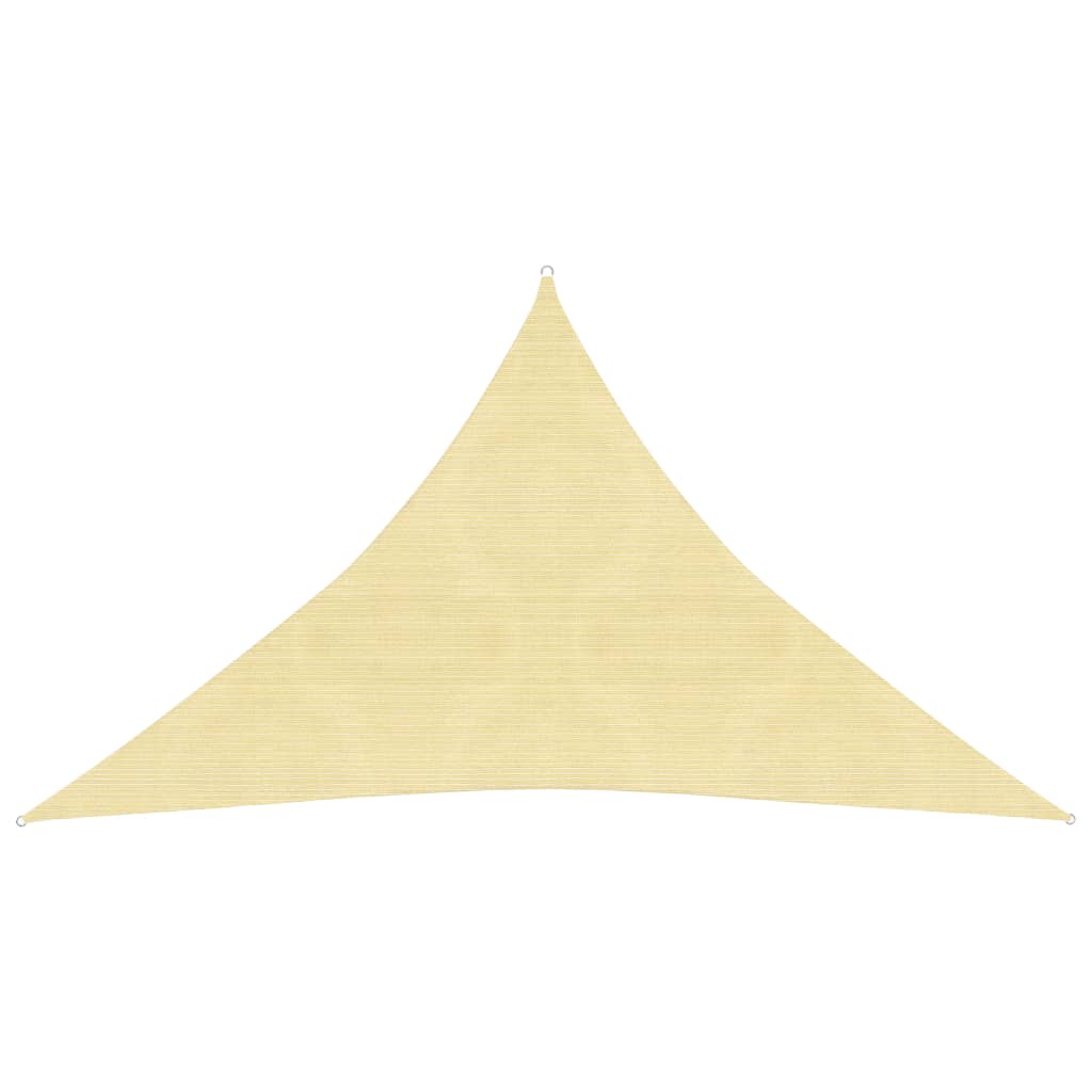 vidaXL Aurinkopurje 160 g/m² beige 3x3x4,2 m HDPE