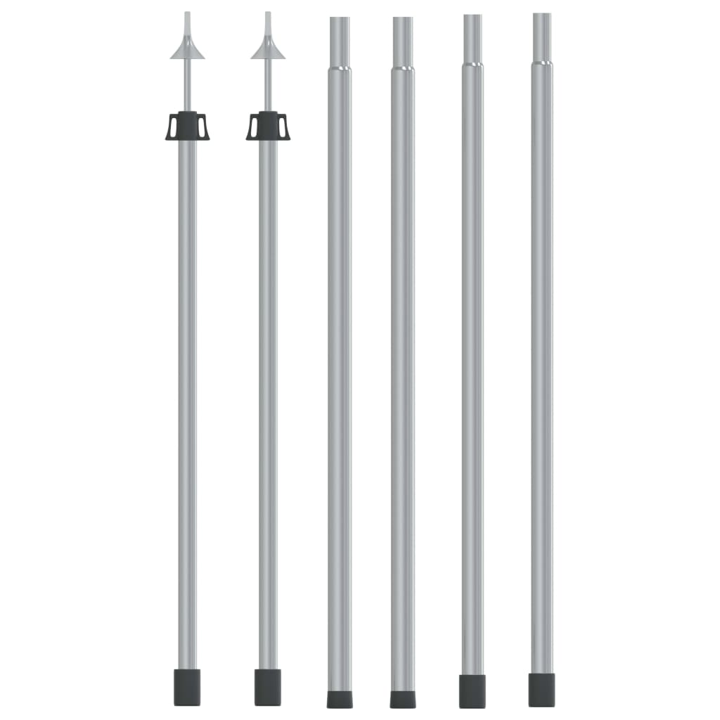 vidaXL Teleskooppivarret pressuun pituus 102-260 cm 2 kpl alumiini