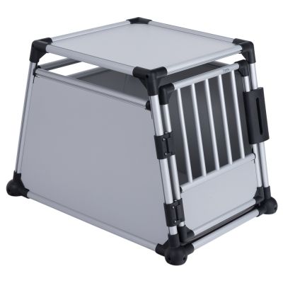 Trixie Aluminium -kuljetuslaatikko - M-koko: L 55 x S 78 x K 62 cm
