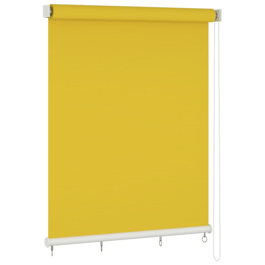 vidaXL Rullaverho ulkotiloihin 220x140 cm keltainen