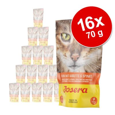 Josera Soup 16 x 70 g - kana, porkkana & pinaatti