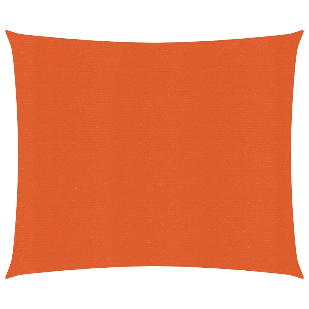vidaXL Aurinkopurje 160 g/m² oranssi 2x2 m HDPE