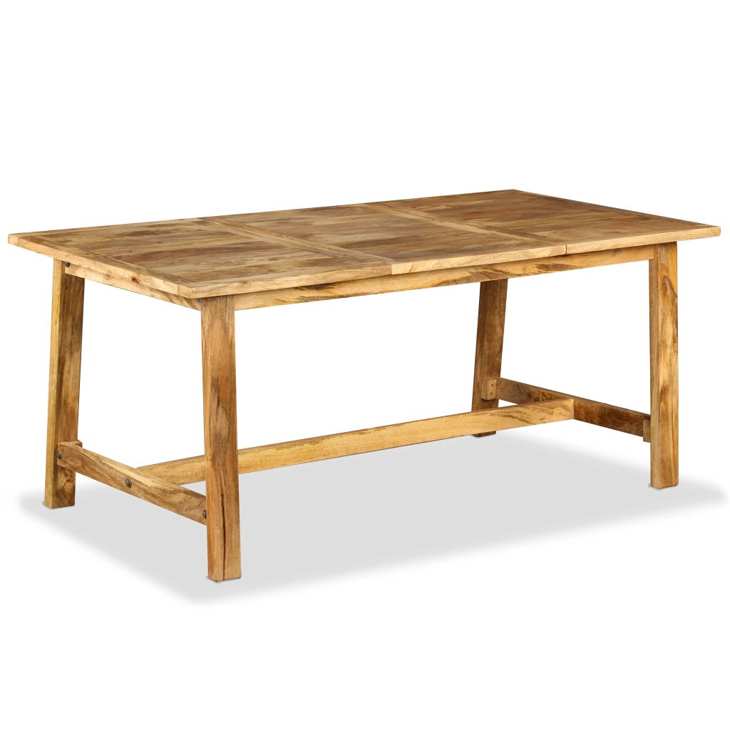 vidaXL Ruokapöytä Kiinteä mangopuu 180 cm