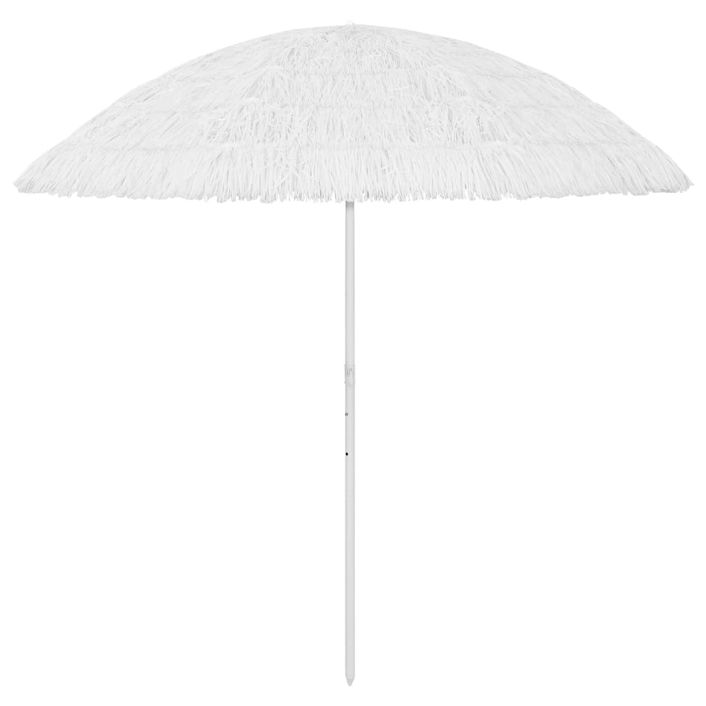 vidaXL Rantavarjo valkoinen 300 cm