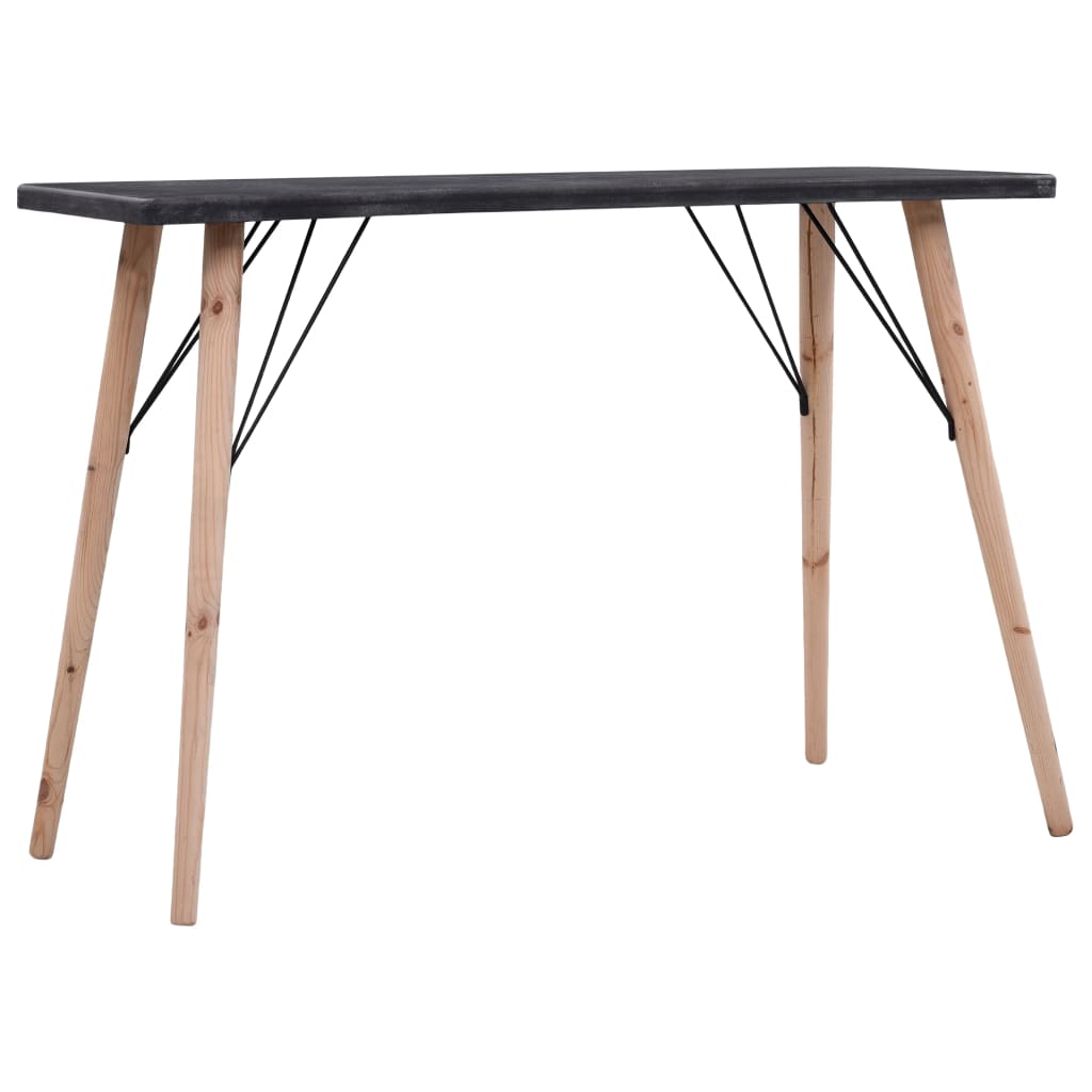 vidaXL Konsolipöytä betoniviimeistely 112x40x76 cm MDF
