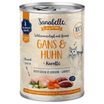 Sanabelle All Meat 6 x 380 g - nauta & kalkkuna