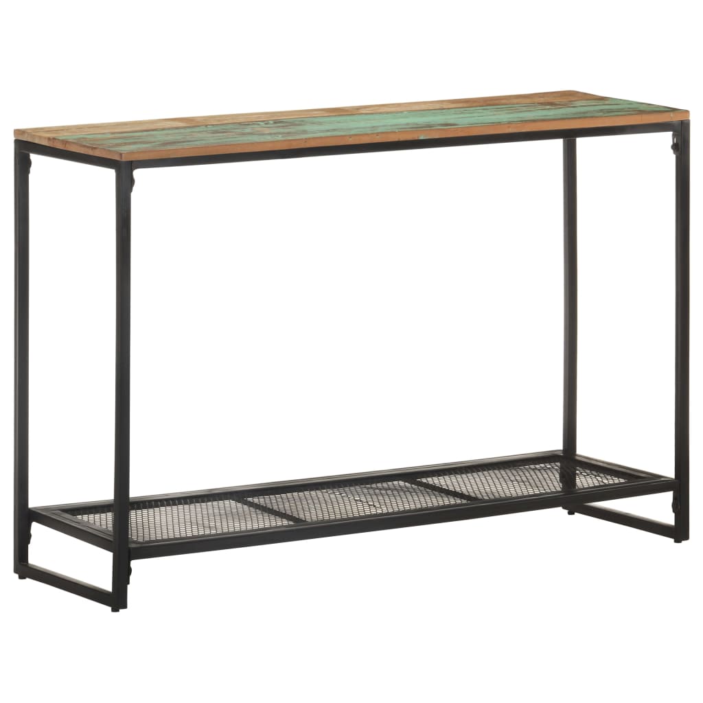 vidaXL Konsolipöytä 110x35x75 cm kierrätetty täyspuu