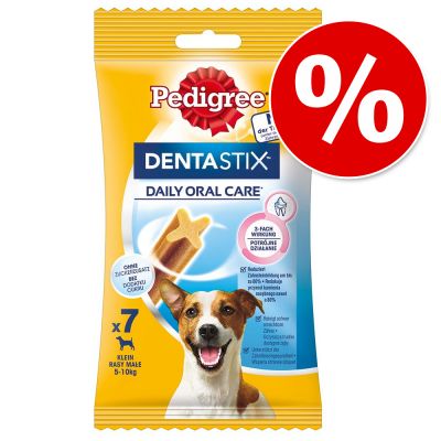 Pedigree Dentastix Daily Oral Care -koiranherkut erikoishintaan! - pienille koirille (5-10 kg), 7 kpl (110 g)