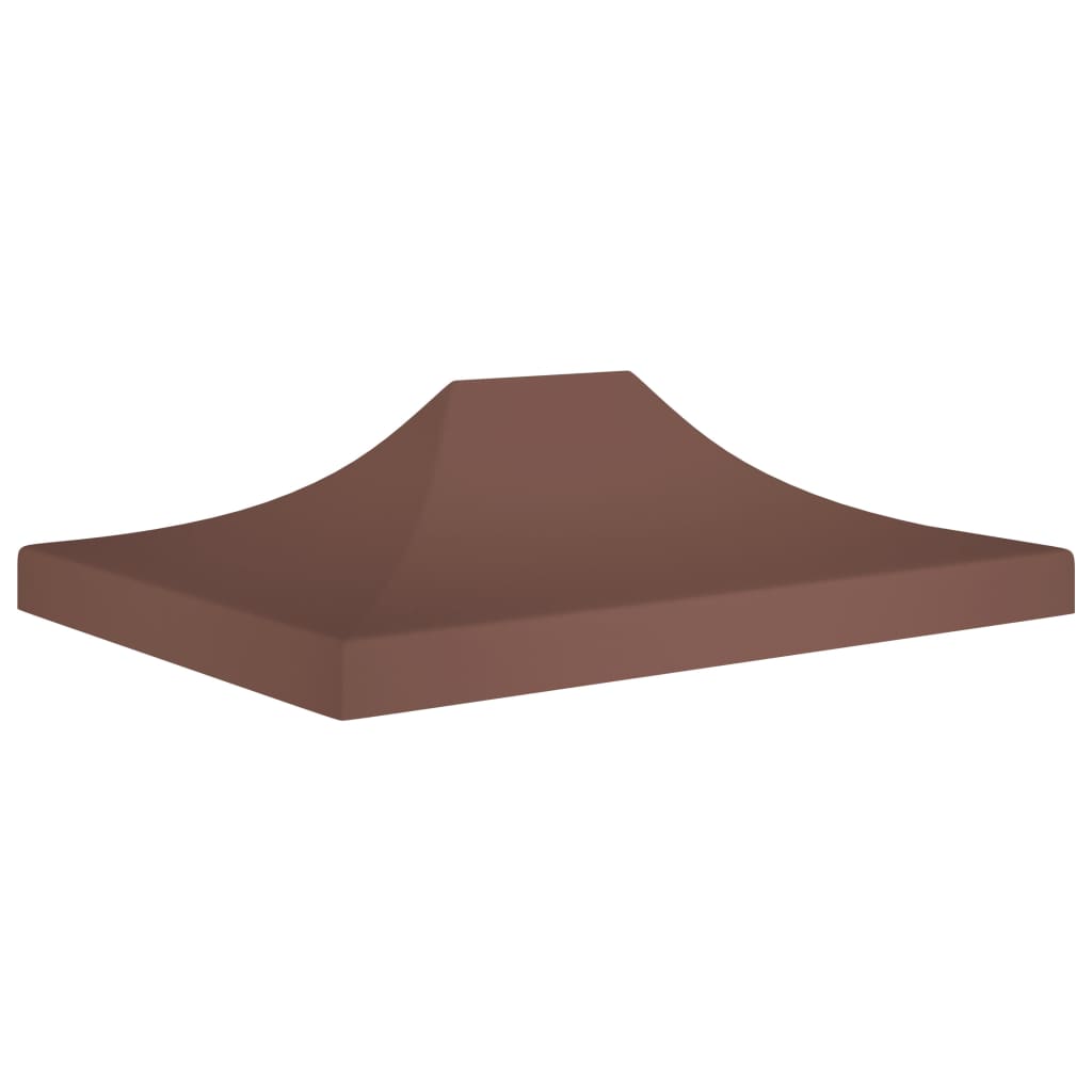 vidaXL Juhlateltan katto 4x3 m ruskea 270 g/m²