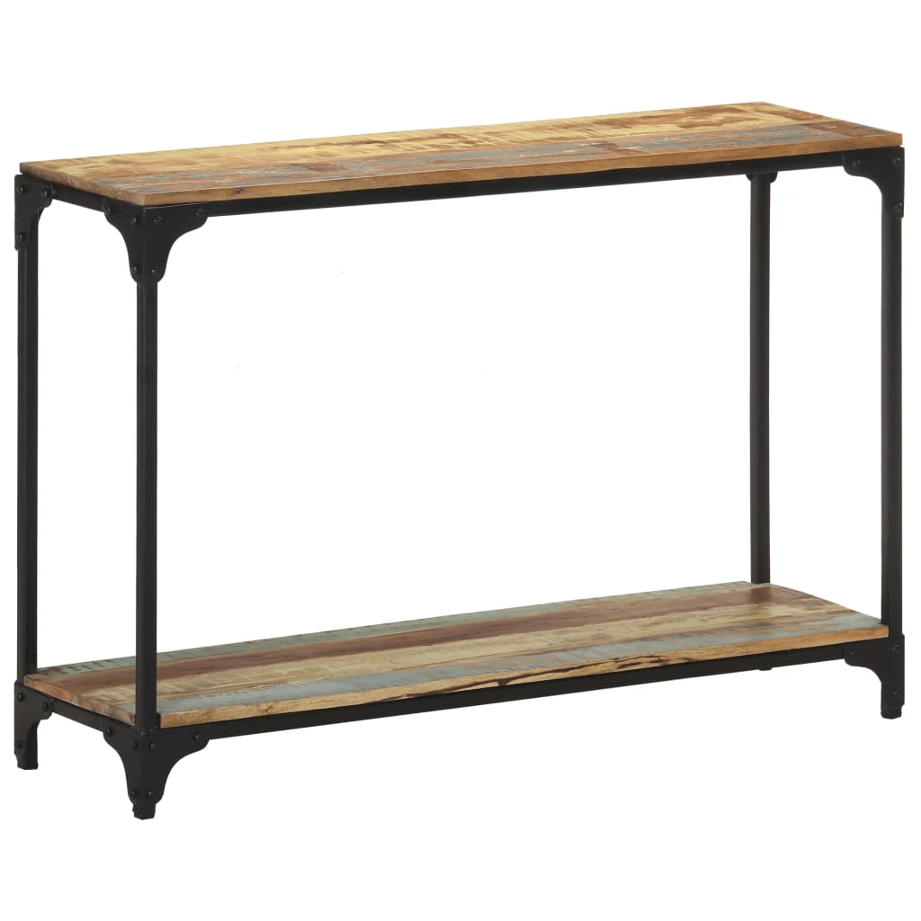 vidaXL Konsolipöytä 110x30x75 cm kierrätetty täyspuu