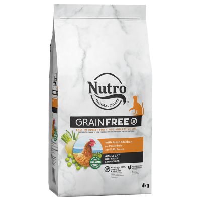 Nutro Grain Free Adult Chicken - säästöpakkaus: 3 x 4 kg