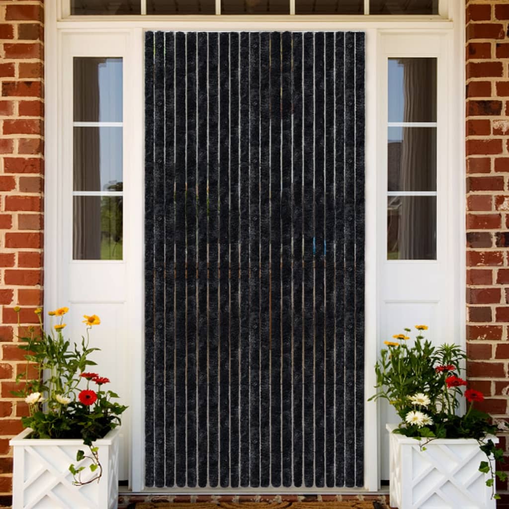 vidaXL Hyönteisverho antrasiitti 90x220 cm Chenille