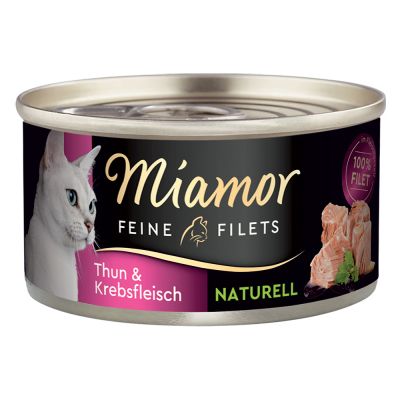 Miamor Fine Filets Naturelle, 6 x 80 g - boniitti-tonnikala