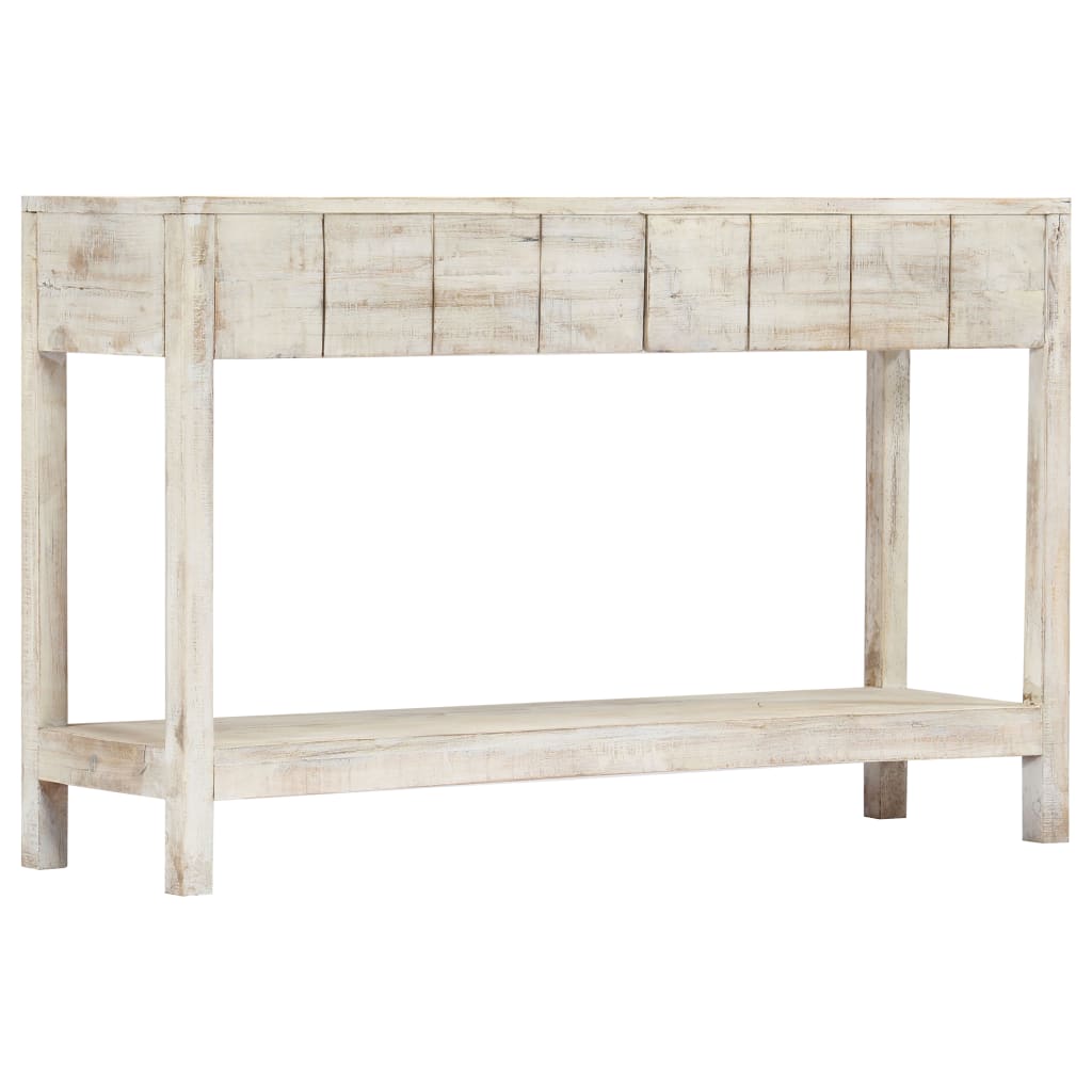 vidaXL Konsolipöytä 120x35x75 cm mangopuu