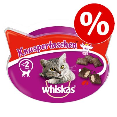 Whiskas-herkut erikoishintaan! - Crunch kana, kalkkuna & ankka (5 x 100 g)