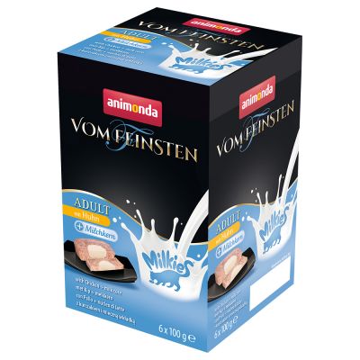 Animonda Vom Feinsten Adult Milkies 6 x 100 g - kana & maitoydin